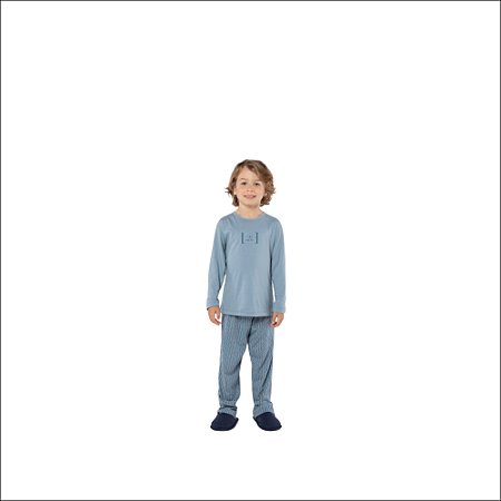 Pijama Lua Encantada Juvenil Menino Manga Longa